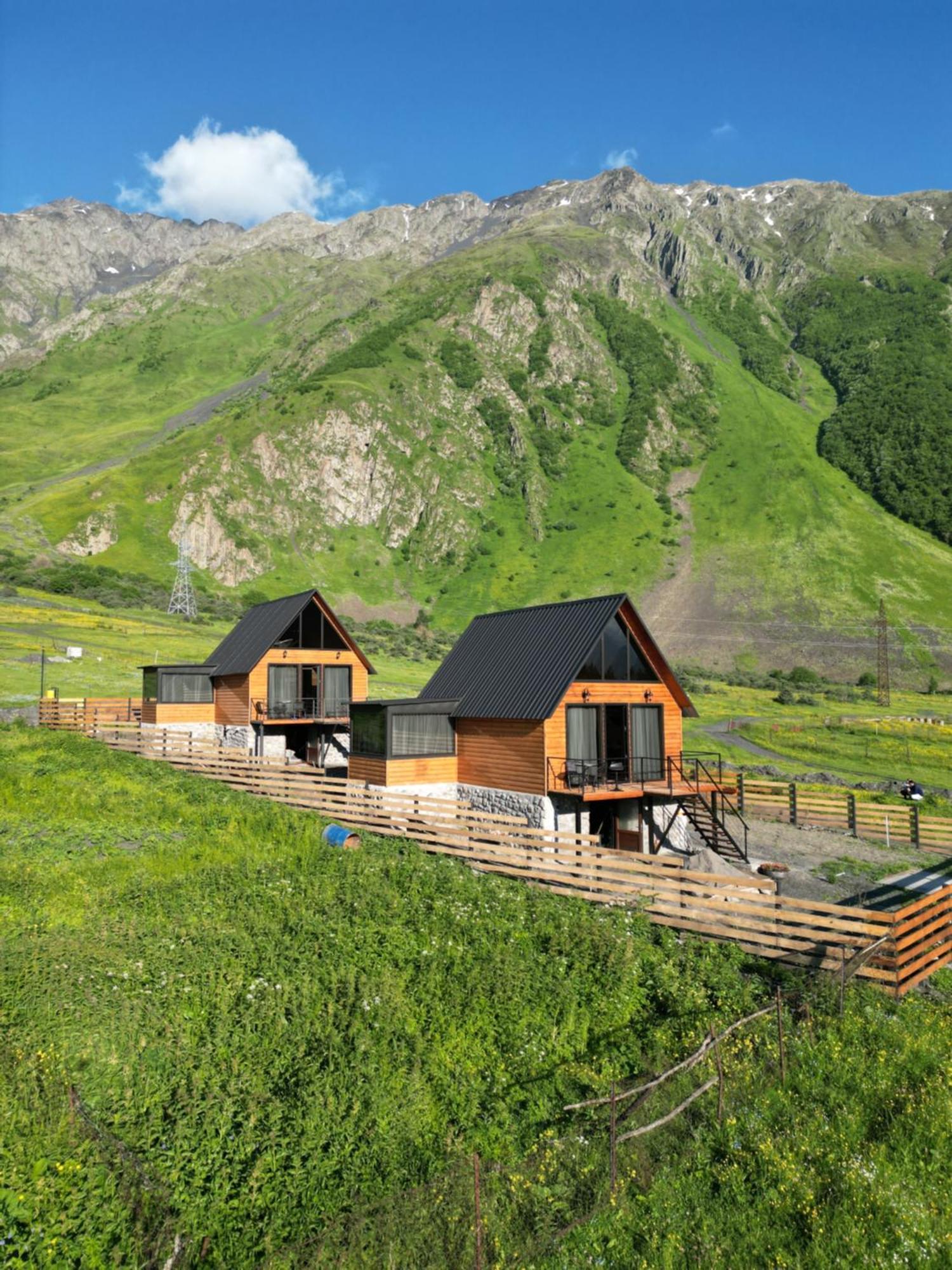 Traveler'S Cottages In Kazbegi Екстер'єр фото